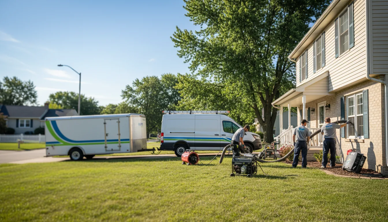 Flooded Basement Restoration And Cleanup With Repair in Palmer, MI near me